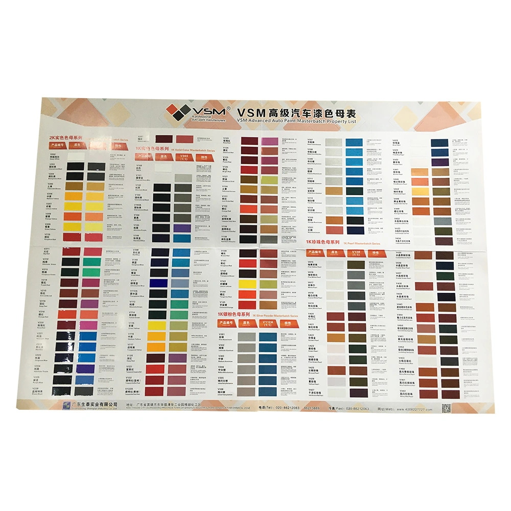 Auto Basecoat Coating Car Paint Color Mixing Tinter Acrylic Automotive Paint