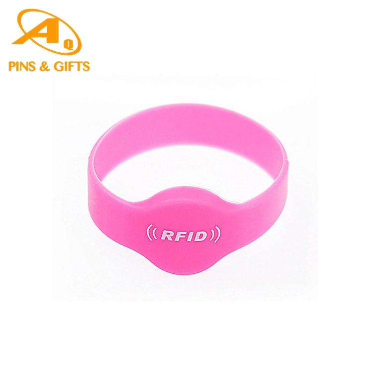 Factory Price Customizable Apple Watch Band Anime American Offset Printed Hospital Free Sample Energy Glow Event Silicone NFC Wristband RFID Bracelet