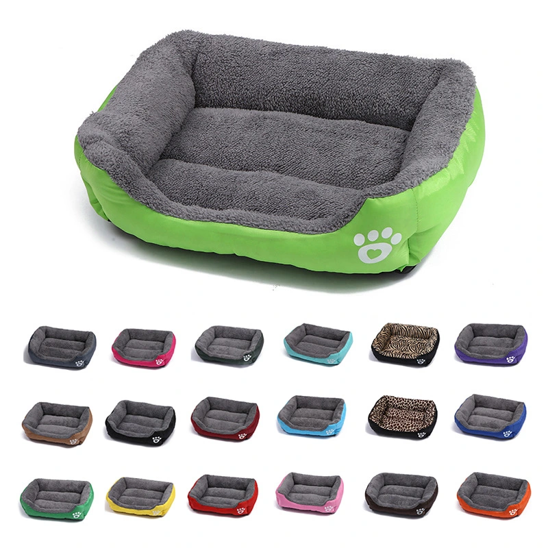 Waterproof Bottom Soft Fleece Warm Pet Sofa Dog Beds Pet Bed