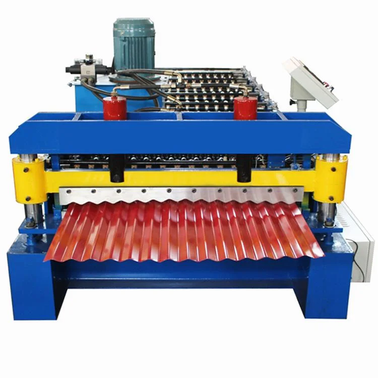 Hydraulic Aluminum Corrugated Metal Sheet Plate Rolling Machine