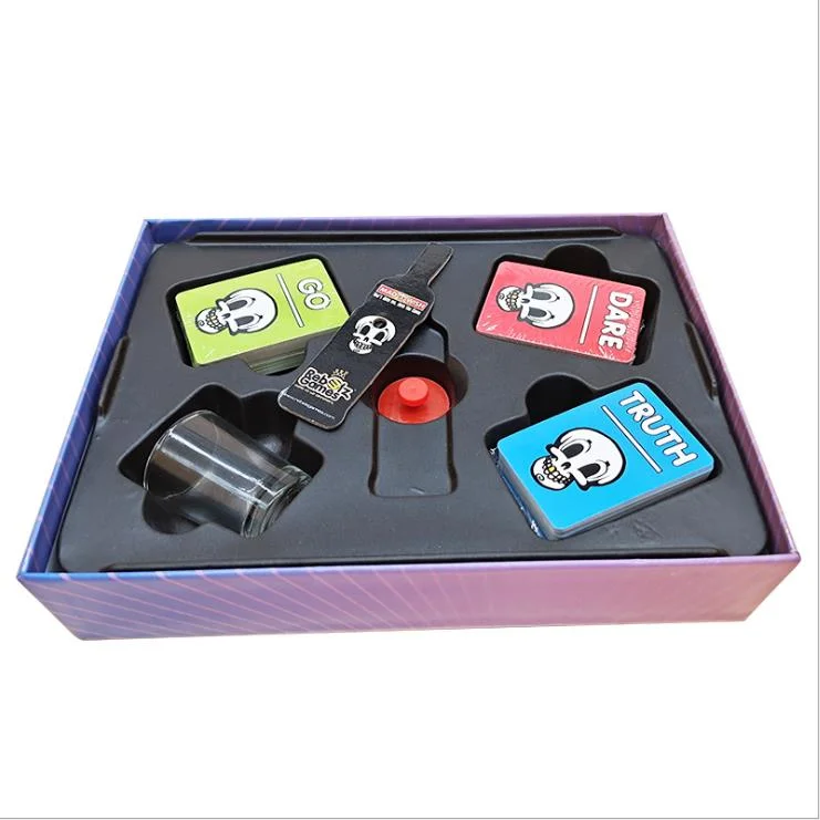 Production Custom High quality/High cost performance  Party Game Token Tally Ho Kem Playing Desk Carbon Fiber Cards Box Set