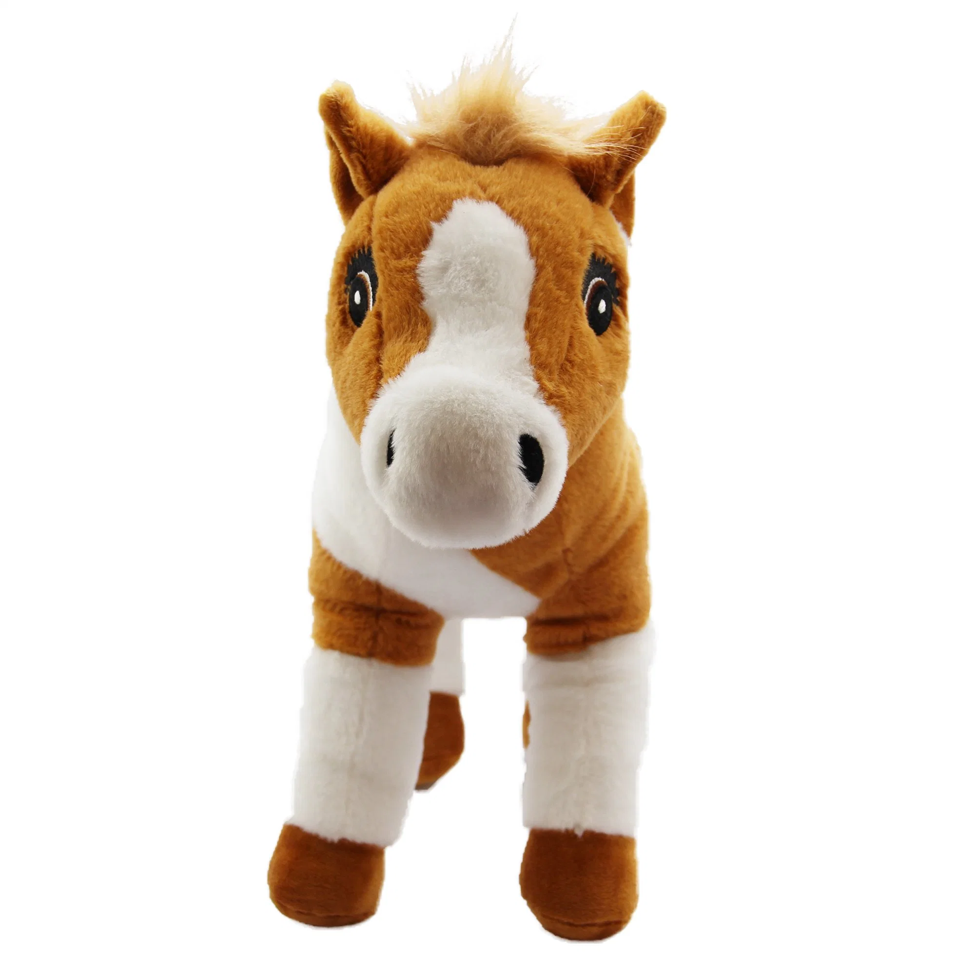 Bebé macio de peluche macio de 30 cm, brinquedo, cavalo gigante realista