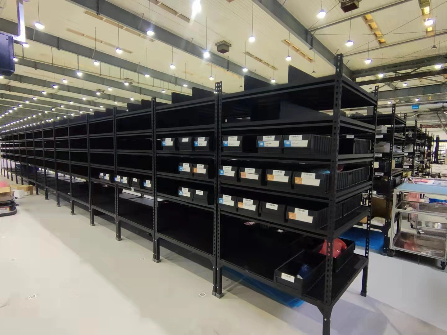 Jise Newest Production to Sell with 5-Tiers Angle Steel Shelf/Rack for Industrial Storage.