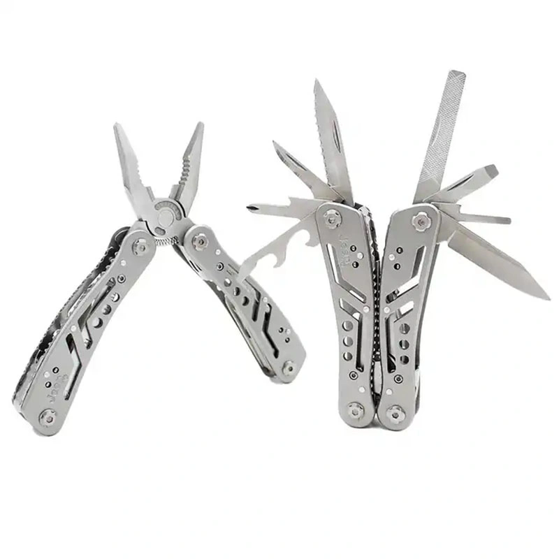 Mini Flagship 10 in 1 Multi-Functional Tool Folding EDC Hand Tool Screwdriver Pliers Bottle Opener Outdoor Multi-Tool Hardware Tool Set