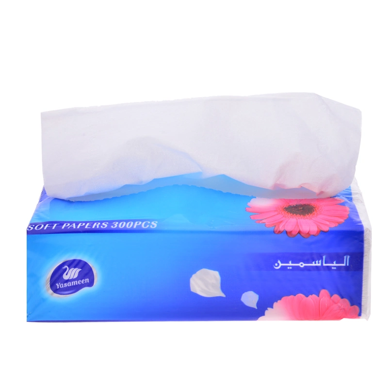 Customized Virgin Wood Pulp Soft and Strong 100sheets Facial Tissue