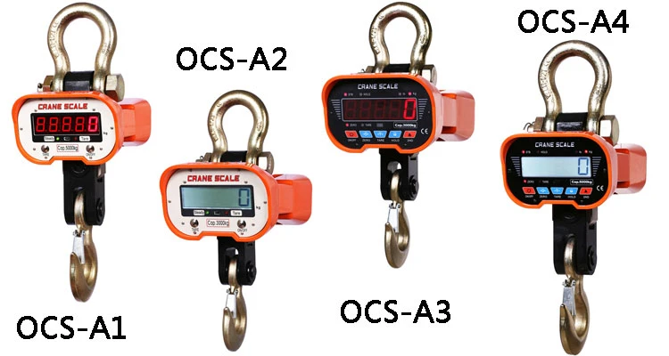 مقياس OCS الرافعة الصغير المحمول قياس الوزن سير الوزن الإلكتروني ميزان الخطاف