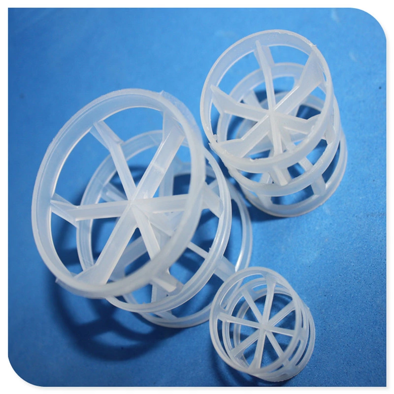 PP PVDF PVC CPVC PTFE Pall Ring Used in Absorption Tower