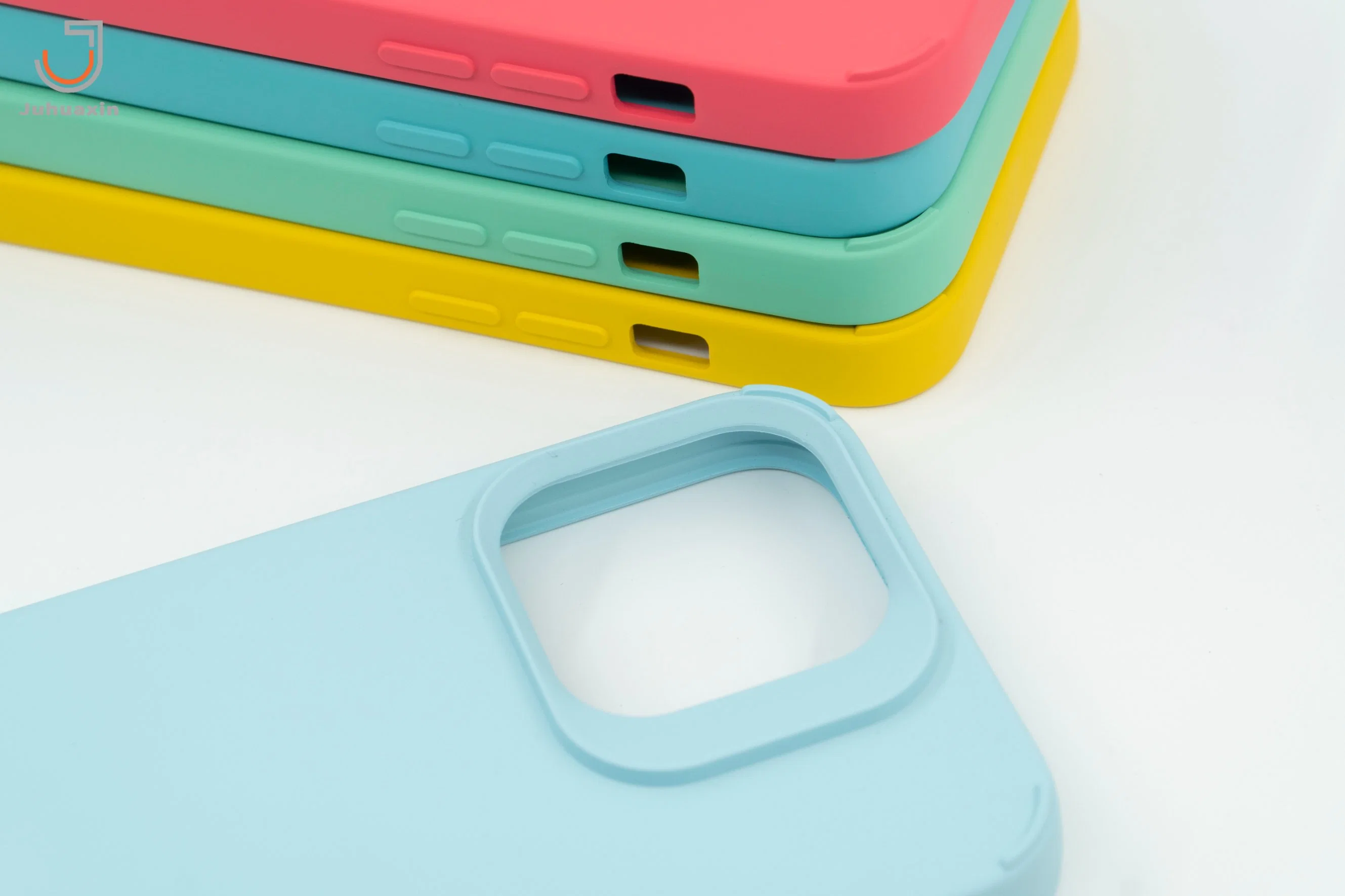 Großhandel Soft Liquid Silikon stoßfeste Handy-Hülle für IPhone 15 14 13 12 pro Max
