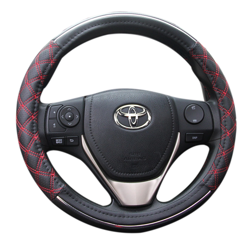 Channel Good High quality/High cost performance  15inch Universal PU Auto PVC Steering Wheel Cover 80481