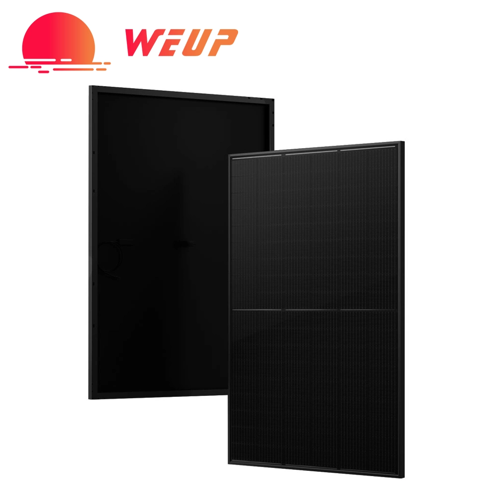 A Grade All Black 410W Monocristaline Solar Power Cell Panel Suministro directo de fábrica