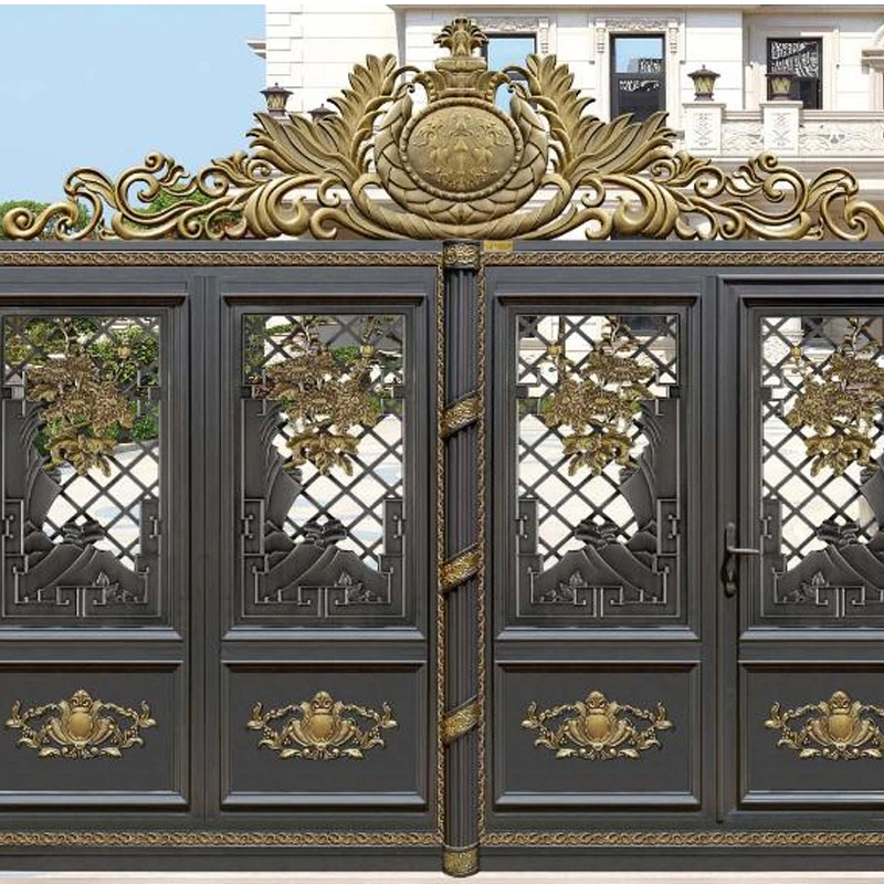 Laser Cut Custom Fabrication Metal Sliding Garden Fence Gate