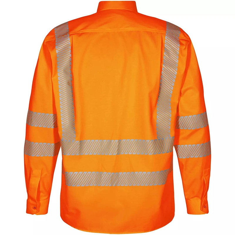 Coal Mining Welding Red Work Frc Men Flame Resistant Reflective Shirts Men Workwear