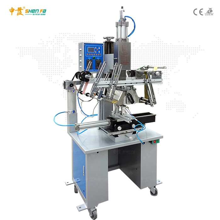 Semi Automatic Plastic Bottles Glass Bottles Hot Foil Stamping Machine