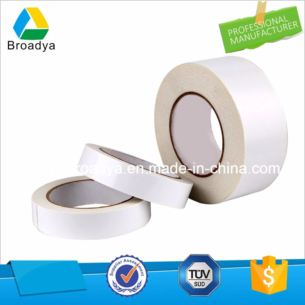 Moisture Proof Solvent Self Adhesive White Industrial Foam Tape (BY1520)