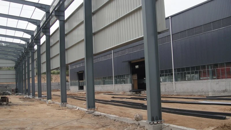 Vorgefertigte Stahlkonstruktion Werkstatt Lager Anpassbare Lagerung Versand