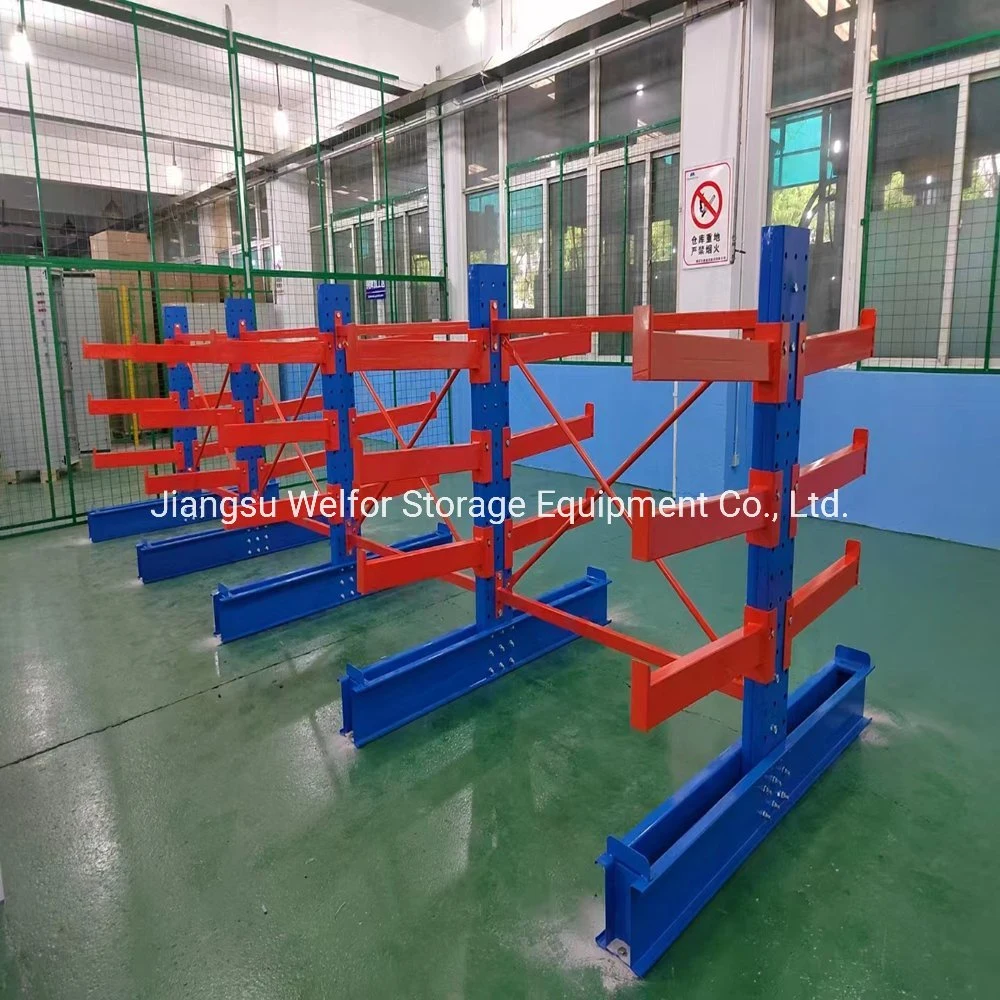 Heavy Duty Single or Double Arm Cantilever Racking for Industrial Warehouse Storage