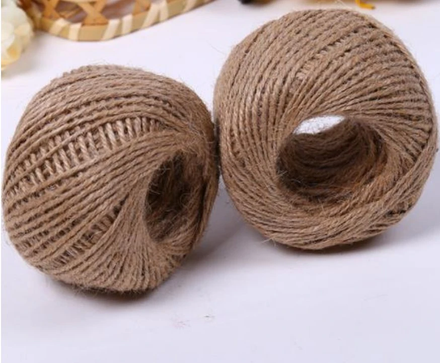 Factory Hot Sale 3mm Packing Rope for Gift Product Hemp Twine Jute Twine