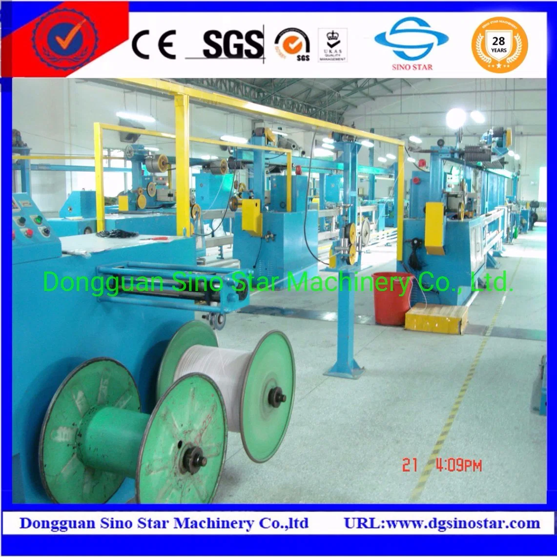 Double-Layer Power Wire Cable Extruder Extrusion Line for Extruding Plastic Materials