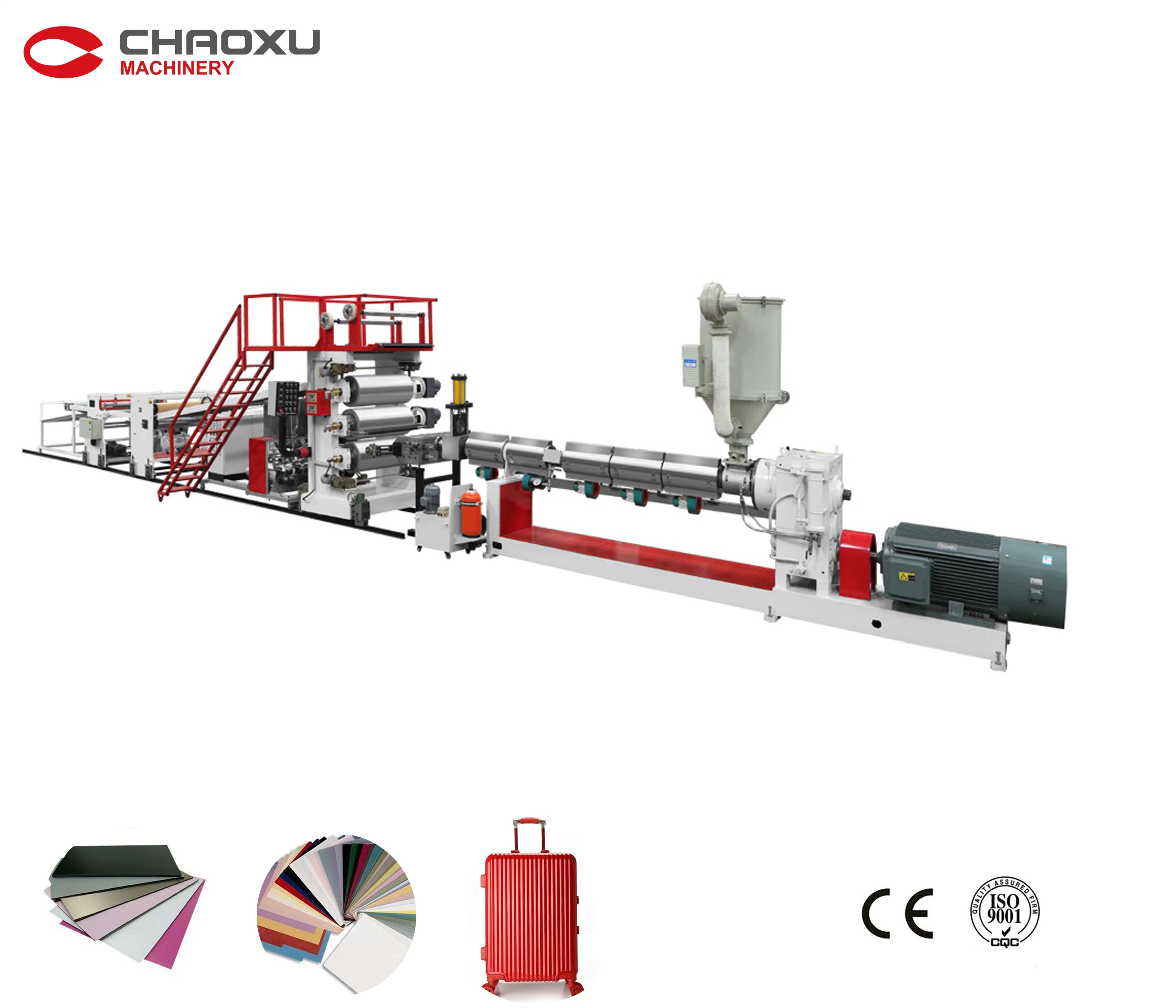 Chaoxu ABS Polycarbonat-Extruder-Maschinen Kunststoffplatte Extrusionsmaschine YX-21A