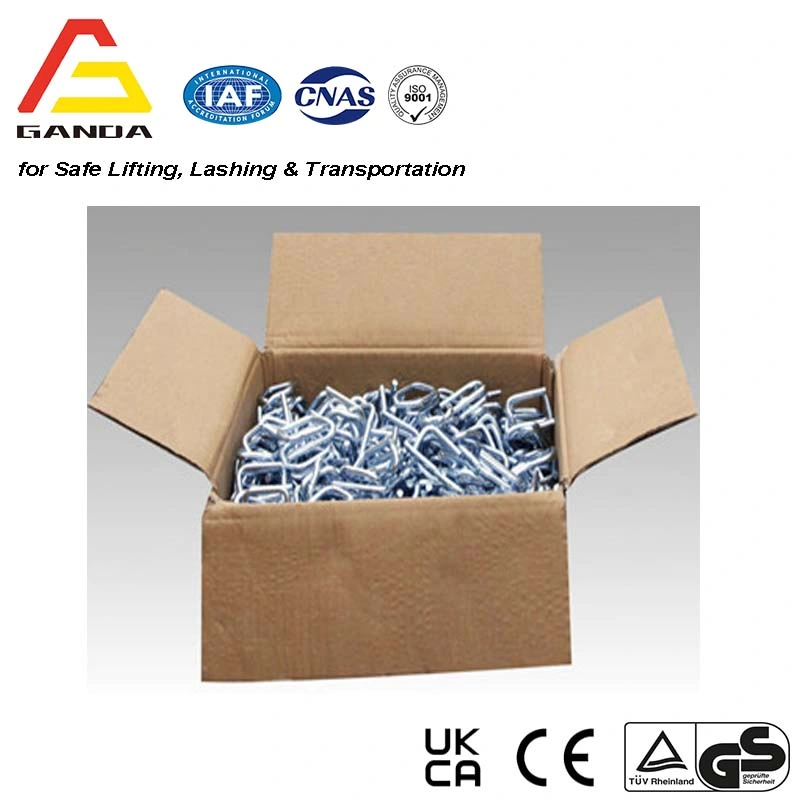 13mm, 19mm, 25mm, 32mm Galvanized Wire Buckles for Cord Strap Compostie Strap Cordstrap