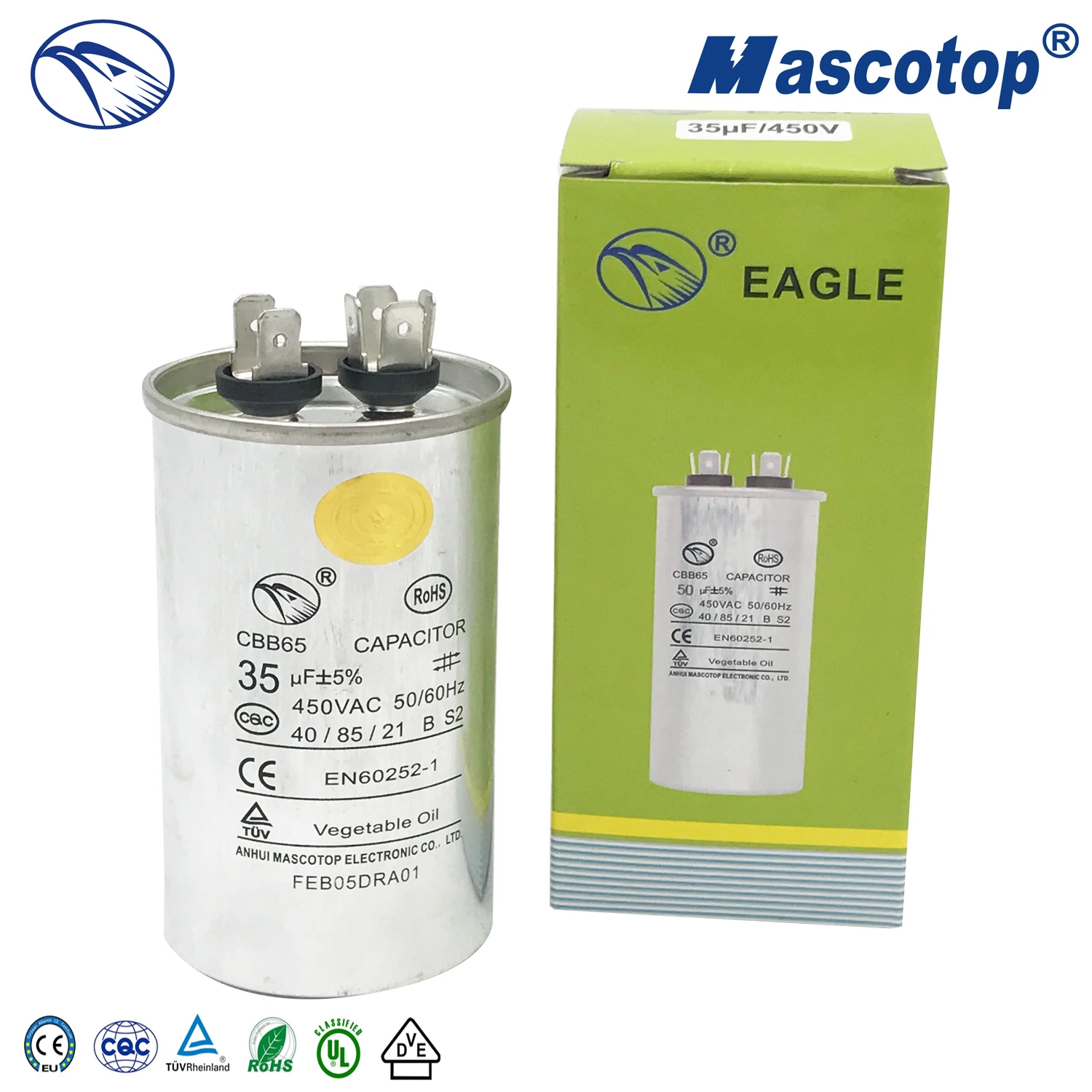 Widely Used Cbb65 Capacitor to Help Motor&prime; S Starting