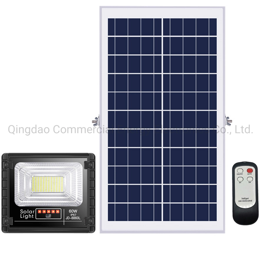 Best Remote Control 200W IP67 Outdoor LED Solar Flood Lighting for Landscape Home Depot