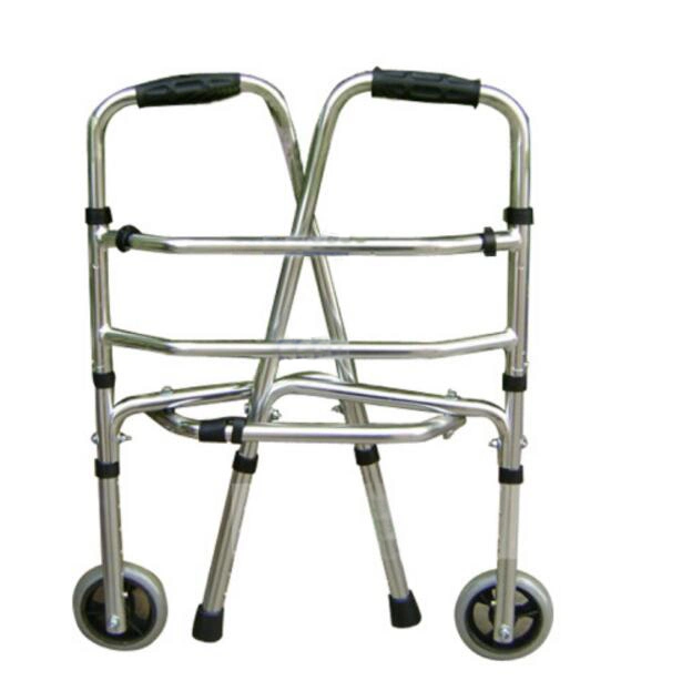 Simple Rollator pliable en aluminium Walker (thr-AW961L)