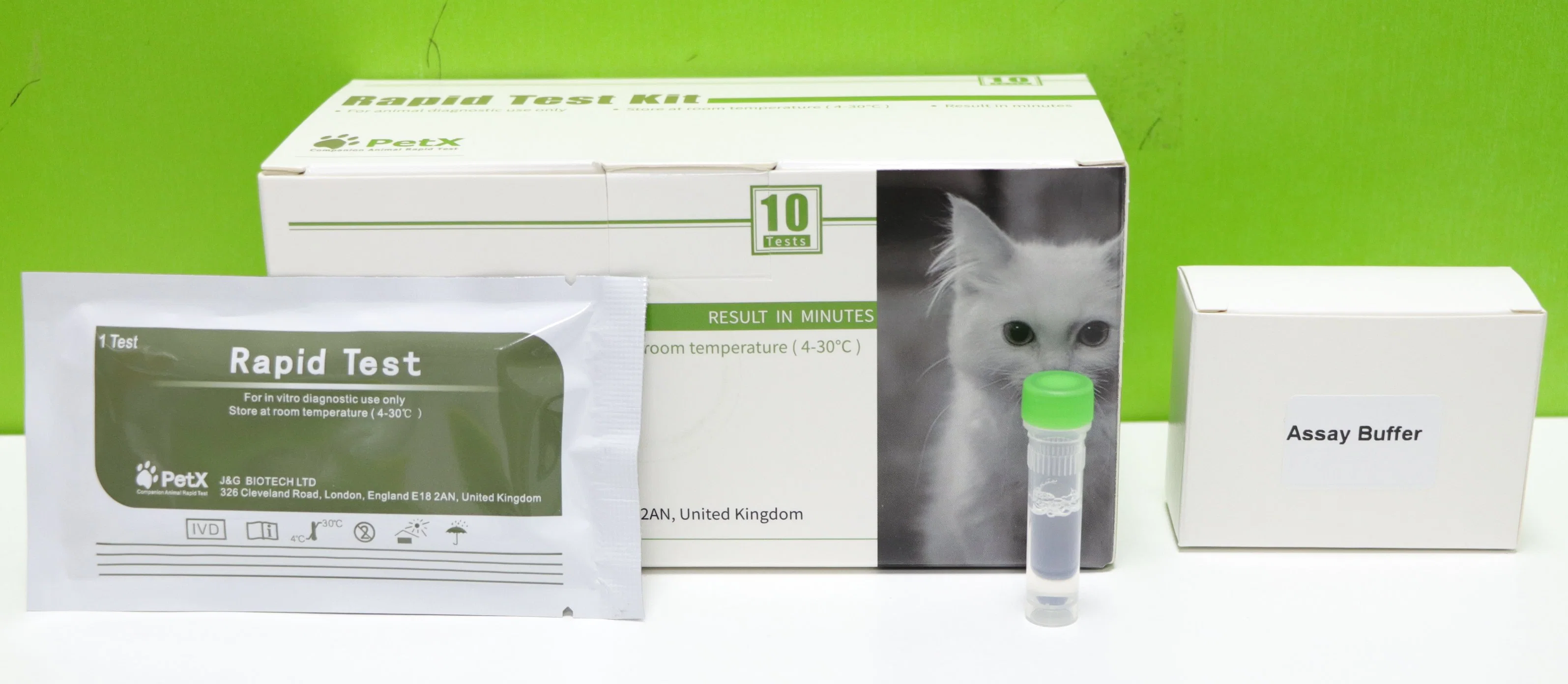 Feline лейкоз вирус Antigen Быстрый тест лейкоз крови