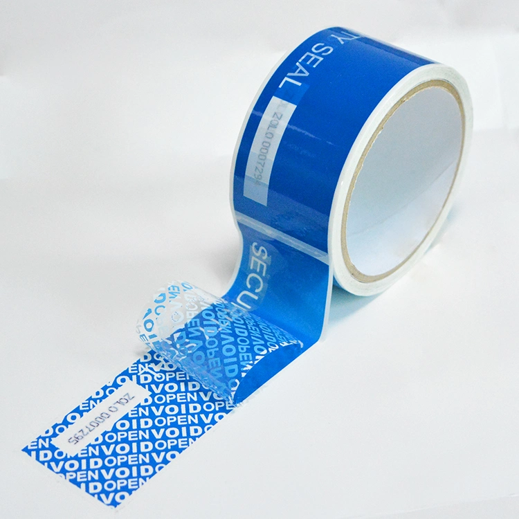 Non Transfer Tamper Proof Void Security Sticker Tape Custom Logo in Roll