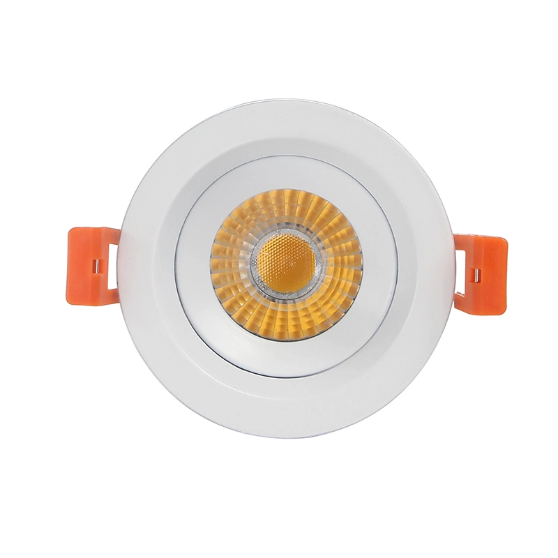 220-240vcheapdie-Casting Aluminum Ceiling Recesseddimmable Anti-Dazzle 7W 10W 15W Adjustable Anti-Glare Indoor COB Ledadjustable Downlight Modern Down Light