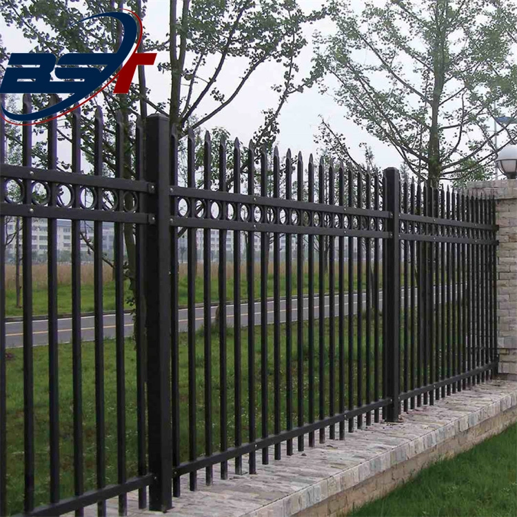 Garden Balcony Terrace Pool Metal Steel Terrace Fencing Panel Welded Residential Metal Yard Modern Aluminum Stainless Steel Galvanized Horizontal Picket Fence