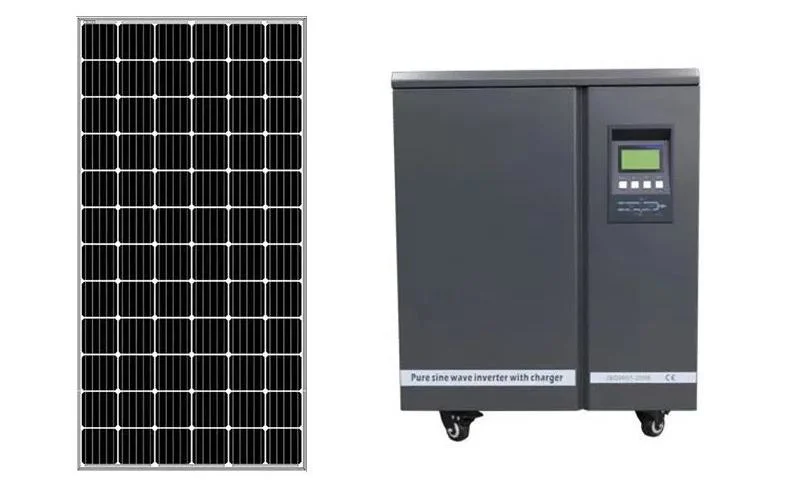 Batterie de stockage d'énergie hybride complète personnalisée hors réseau/sur réseau au lithium gel Opzv pour l'énergie éolienne et solaire, installation de panneaux solaires sur les toits des maisons avec système monocristallin