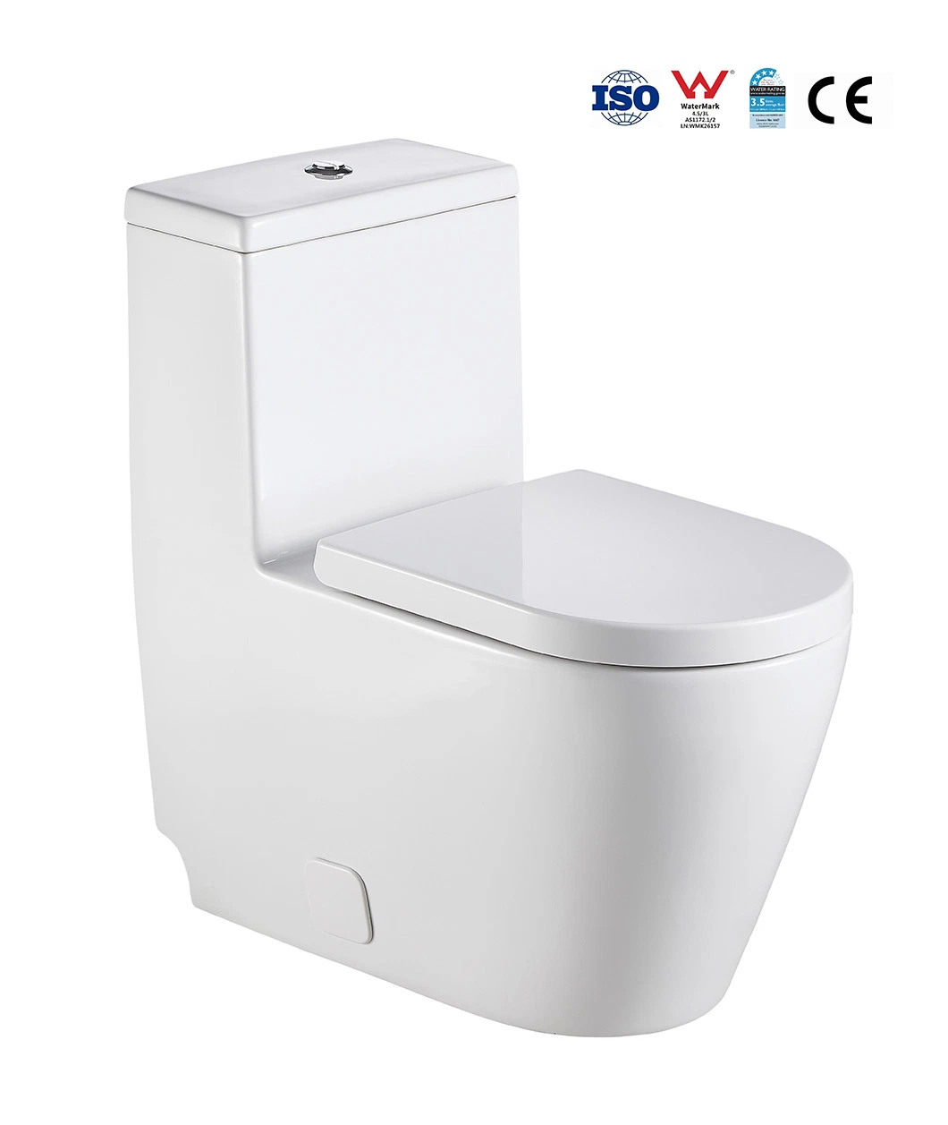 Royal Ceramic Sanitary Ware Wc Toilet Floor Mounted Bathroom One Piece Toilet Bowl Toilet