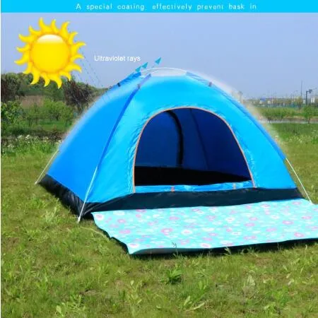 Tienda de campaña impermeable de apertura automática para pesca, senderismo, playa. Se abre rápidamente para viajes y camping.