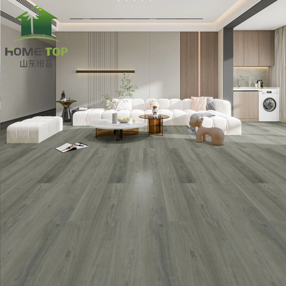 100% Waterproof Wood Grain Rigid Core Easy to Install Anti-Slip Plastic Eco-Friendly Material Non-Slip Strong Click Lock System 4mm/5mm Thickness Spc Flooring