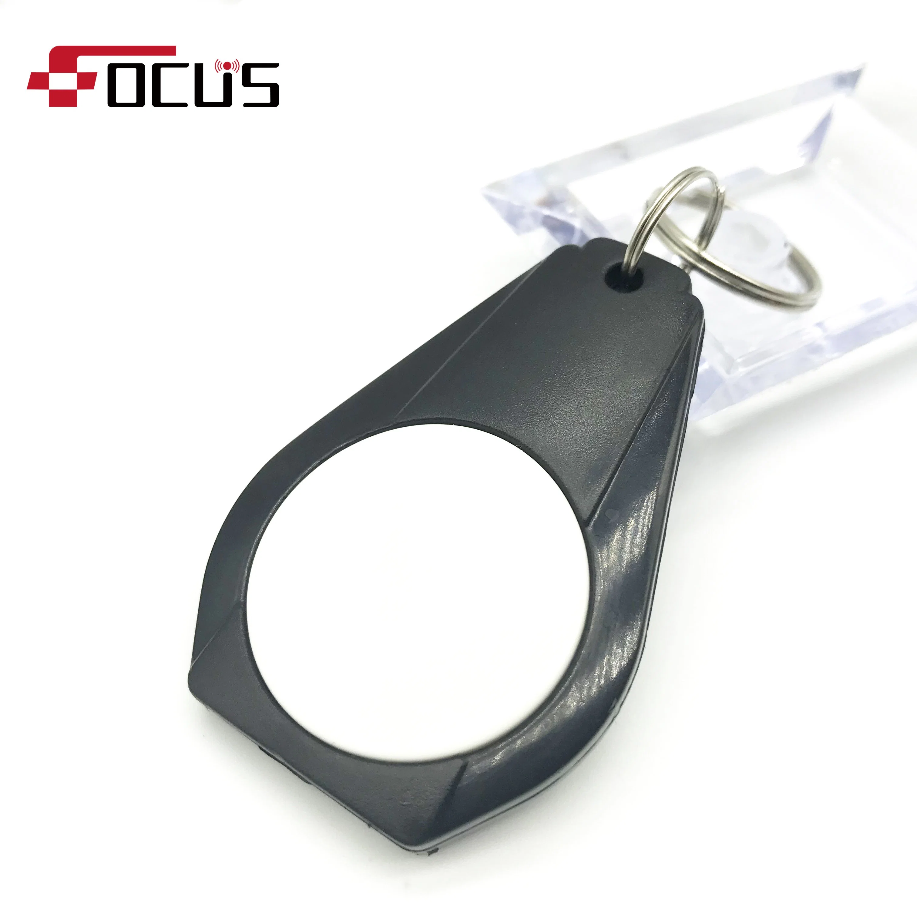 Contacto personalizado ABS plástico RFID Keyfob etiqueta Smart Card AccessControl Solución