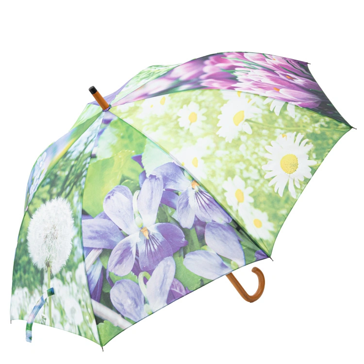 Digital Printing Umbrella Luxury Gift Custom Designer Logo Digital Printing Large Size Golf Umbrella