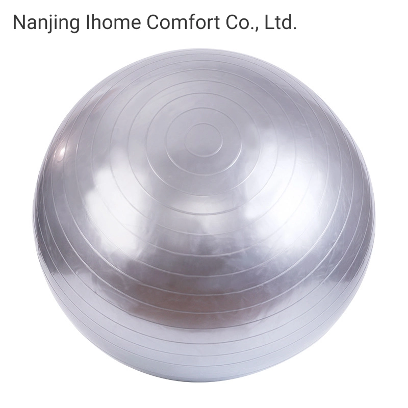Wholesale/Supplier Cheap Gray 25-95cm Round PVC Fitness Balance Exercise Yoga Ball for Exercise Running Gift
