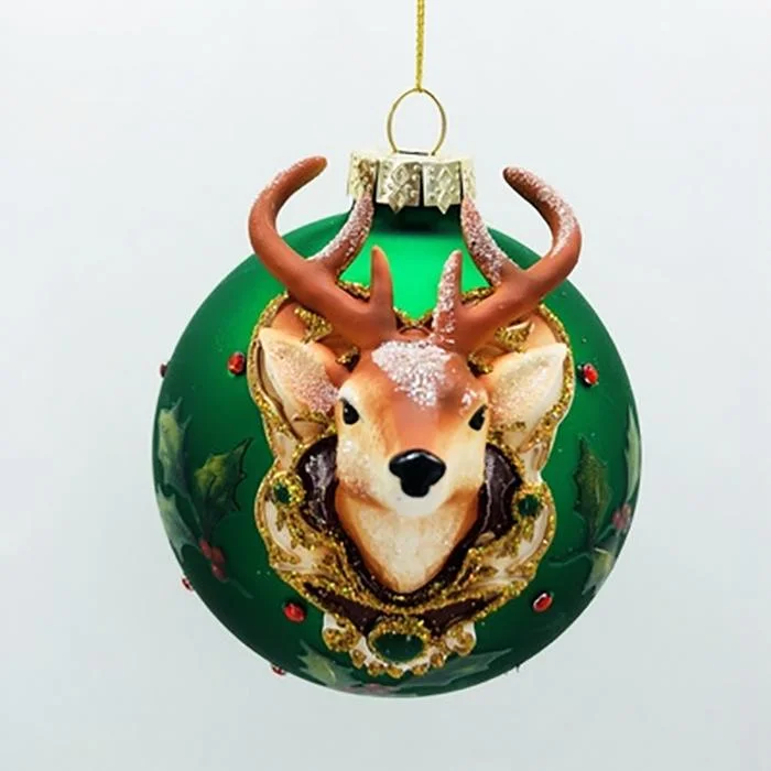 Tree Hanging Glass Ball with Hand Painted Home Decoration