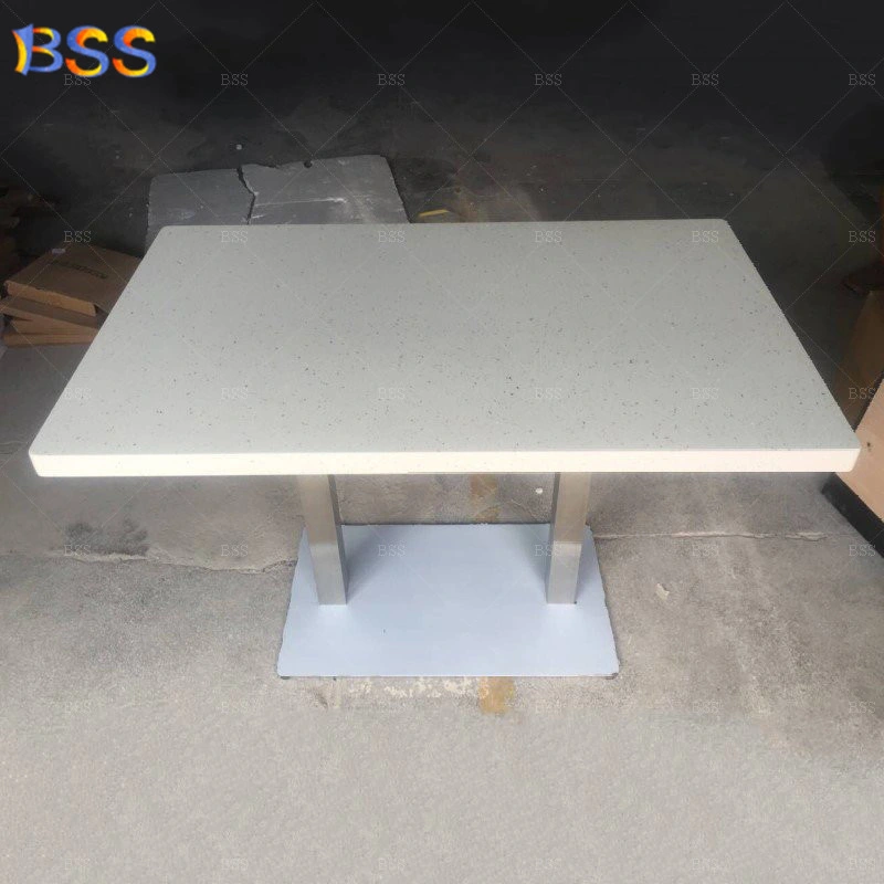 Meubles de table de restaurant Corian moderne sur mesure mobilier de restaurant Table