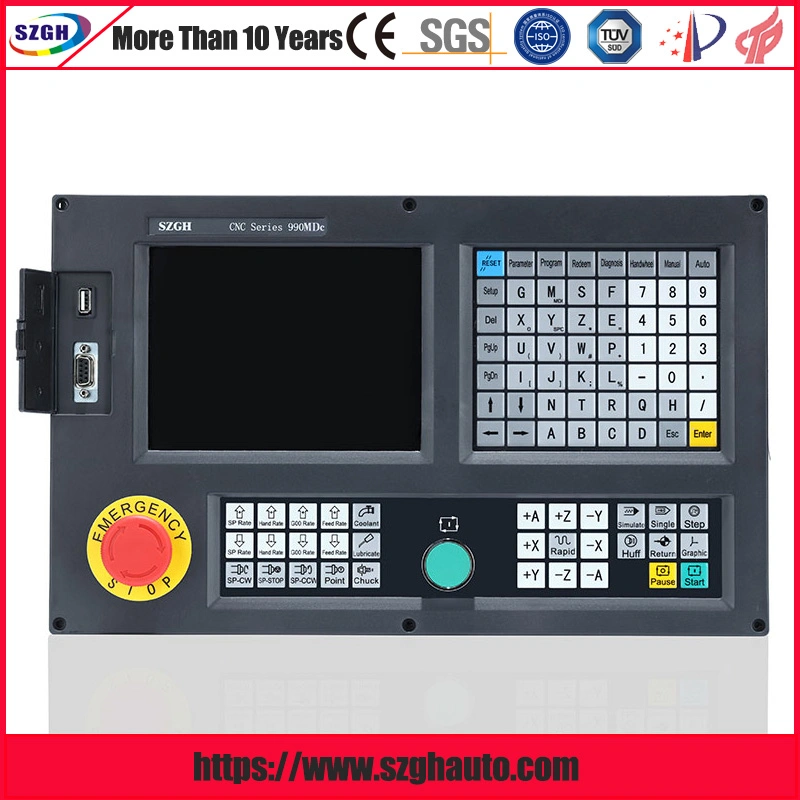 2023 Szgh Automatic Equipment 3 Achsen CNC Bohrsteuerung mit Modbus/EtherCAT/Powerlink Typ mit SPS, Makrofunktionen für Fräsbohrmaschine