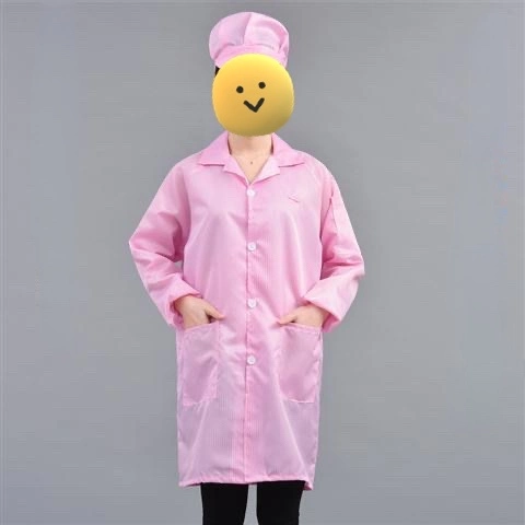 ESD Anti-Static Clothes Cleanroom Clothing Lab Coat for Factory Overall Garment