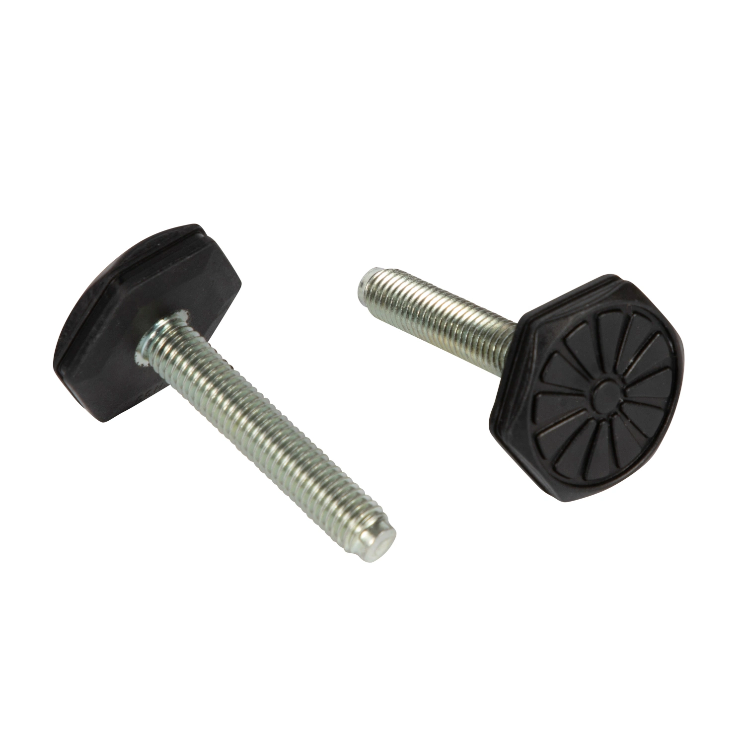 Round Flat Rubber Furniture Glides M10 Anti-Skid Rubber Leveling Feet Furniture Leg / Rubber Adjustable Screw Feet