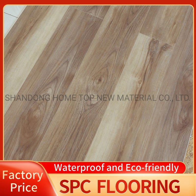 100% Waterproof UV Coating Unilin Click Spc Flooring with IXPE Vinyl Flooring