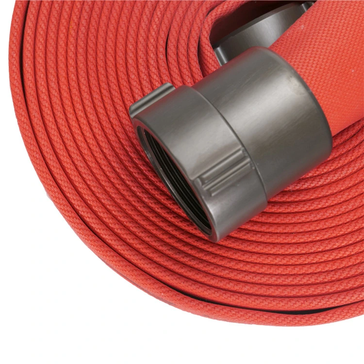 2-1/2" rouge listé UL Layflat flexible de lutte contre les incendies