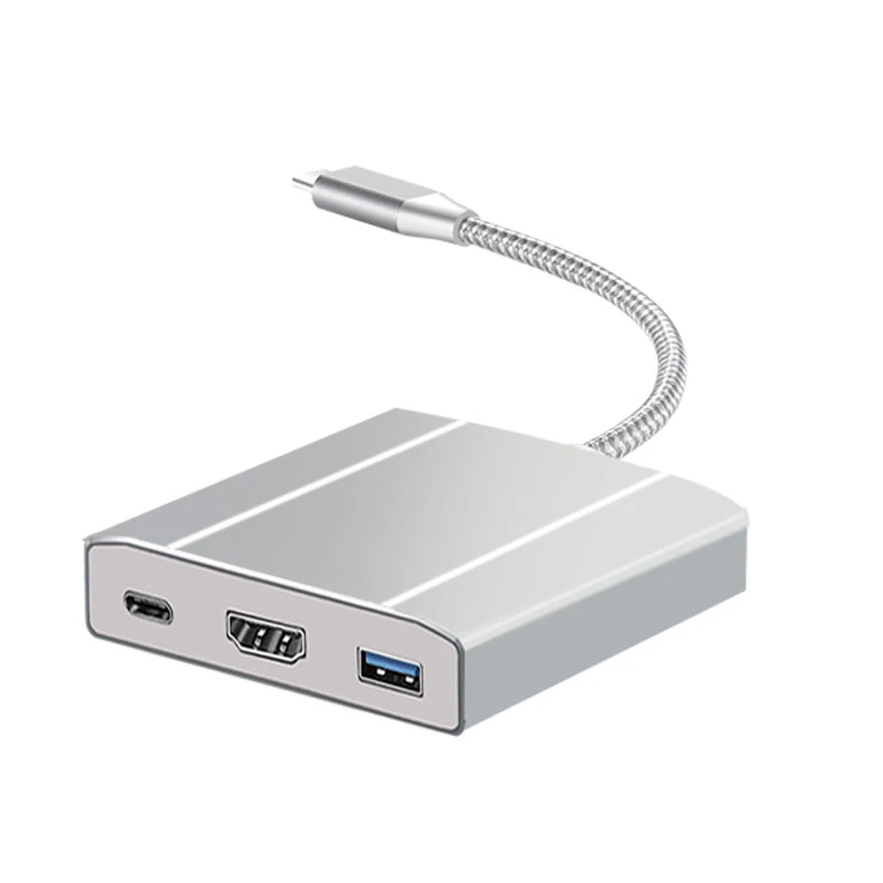 5in1 USB-C Multiport Hub High-Detinition 85W Pd USB3,1 Docking Station