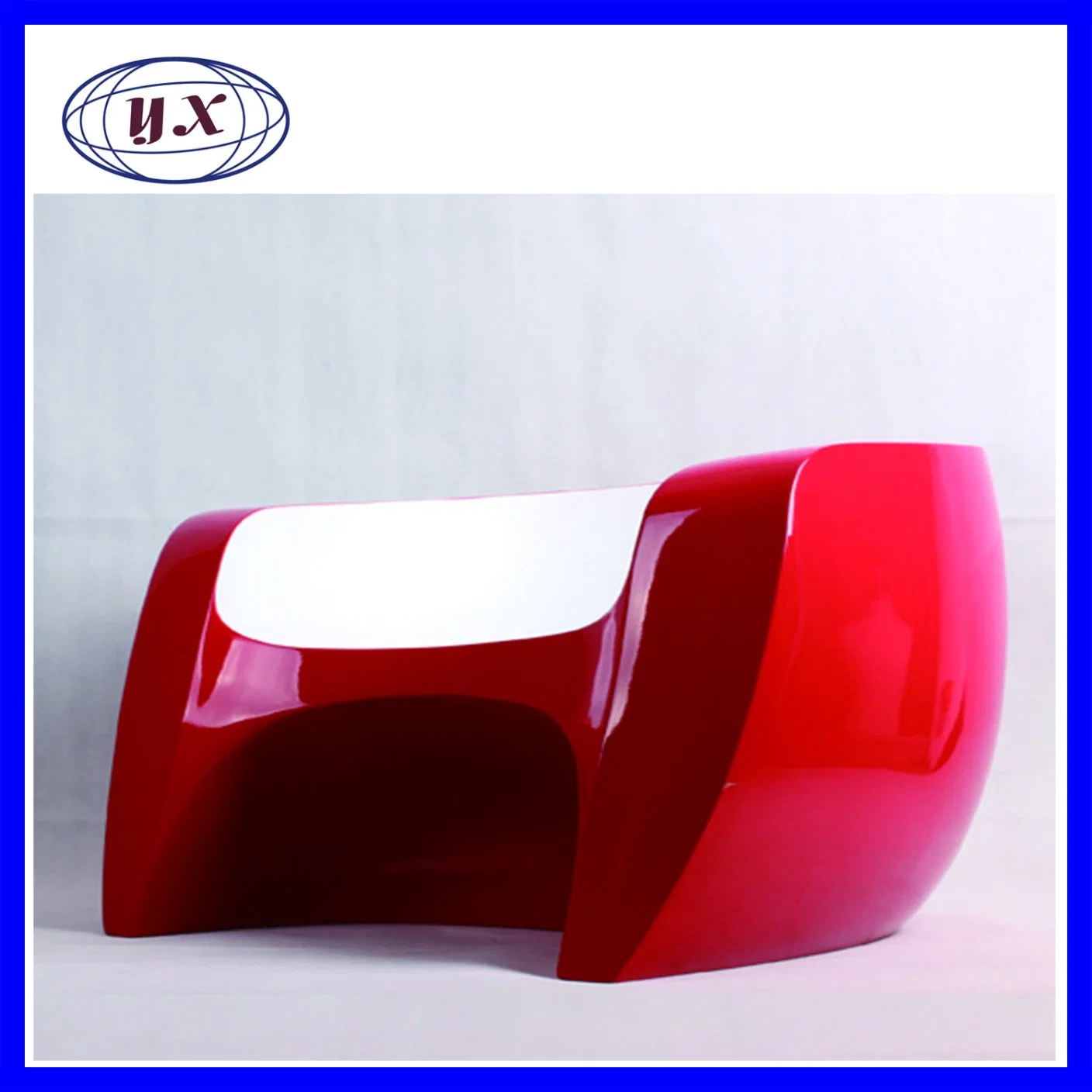 FRP Ice Cream Shop Wholesale/Supplier Modern Fashion Fiberglass Chair