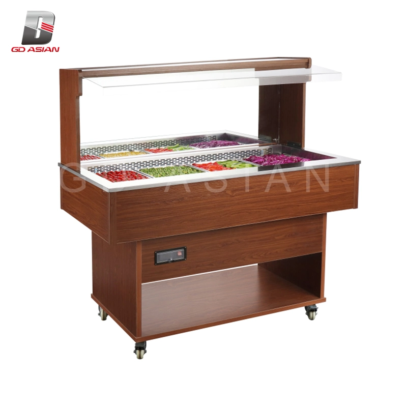 1210L Trolley Comercial eléctrico caliente buffet