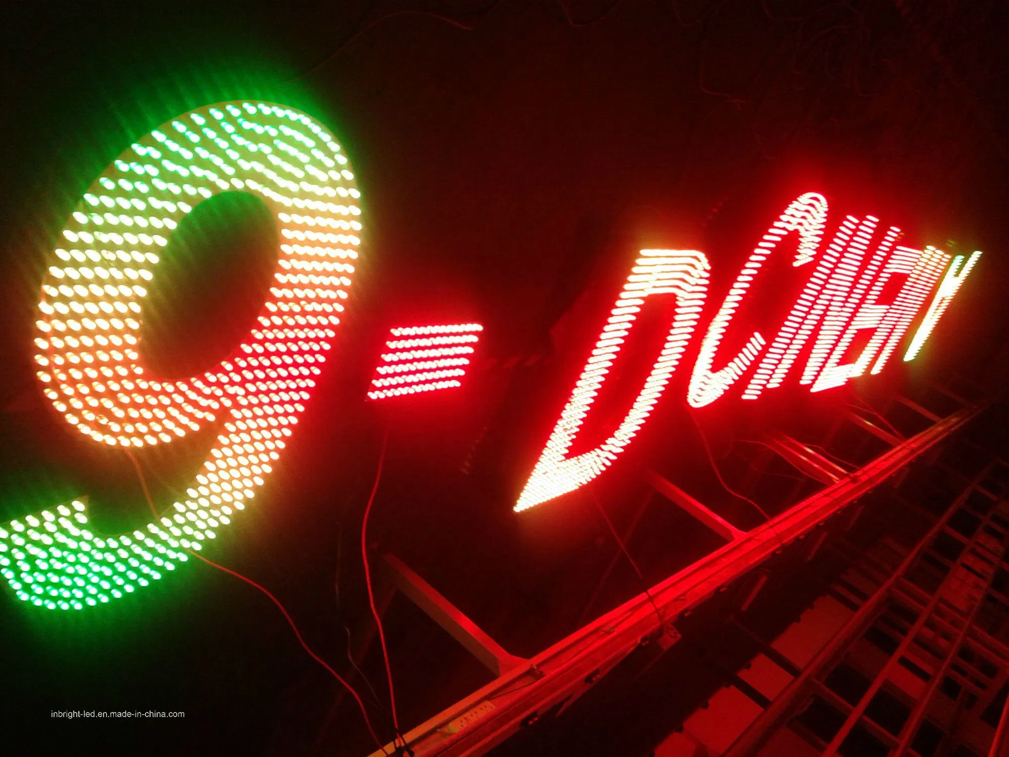 Super Colorful Completed Finished LED Illuminated Advertising Sign Letters