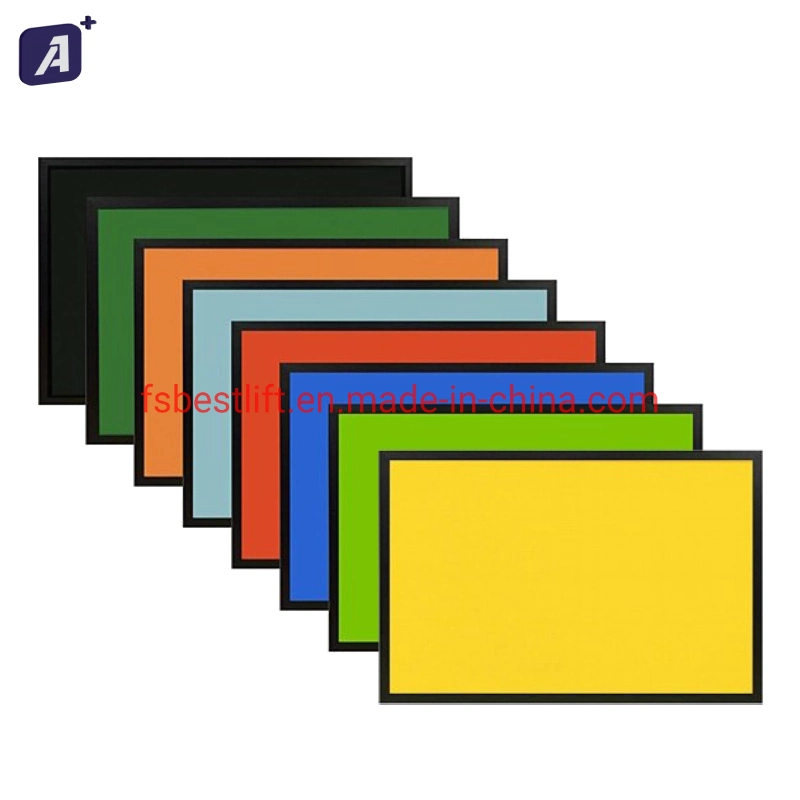 Wholesale/Supplier ABS Frame Decorative Bulletin Board Message Cork Board Pack 4 of 8&Prime; X12&Prime; with Black Plastic Frame Pins for School Office with 8 Pins